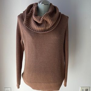 H&M Camel Cowl Neck Sweater